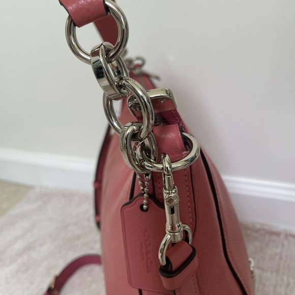Coach new F31400 Elle Hobo,Ross Petal Silver - Picture 5 of 8